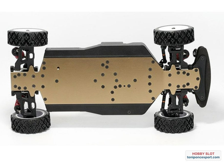 MITSUBISHI EVO RALLY BRUSHLESS 60A 3300KW 4X4 WATERPROOF ROJO