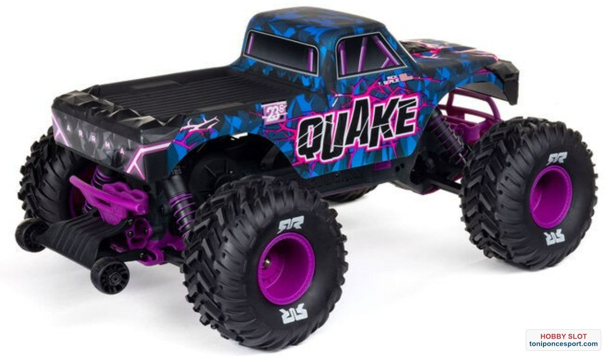 QUAKE 223S DSC 2WD RTR Brushless Monster Truck Purple 1/10