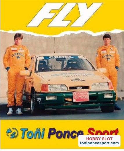 Ford Sierra Cosworth Rallye El Corte Ingles 1992 Toñi Ponce - S. Garcia.