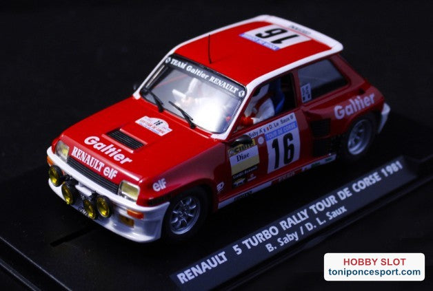 RENAULT 5 GALTIER TOUR DE CORSE 1981 B. SABY / D.L. Saux