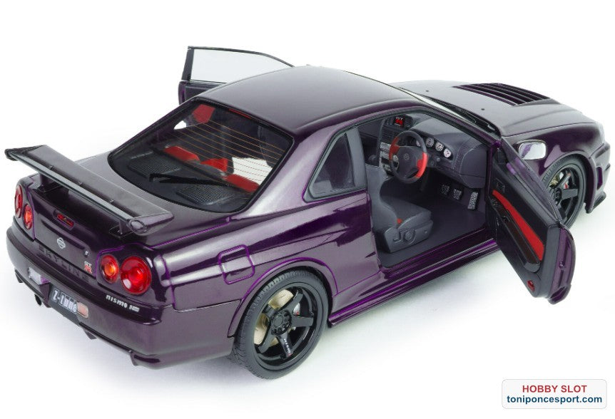 Nissan Skyline GT-R (BNR34) Z-TUNE 1999 morado medianoche