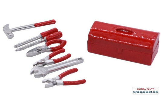 CAJA DE HERRAMIENTAS 1/10 CRAWLER - ROJO