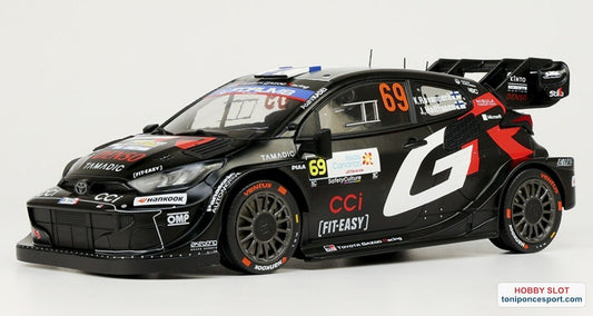 Toyota GR Yaris Rally1 #69 Winner Rally Islas Canarias 2025 K. Rovanpera / J. Halltunen.