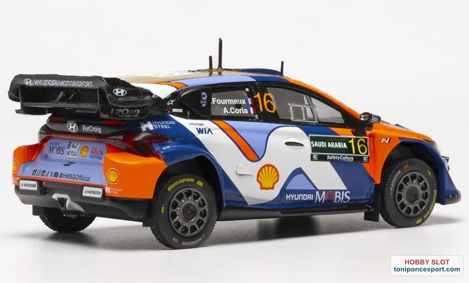 Hyundai i20 N Rally1 Rally Arabia Saudita 2025 Nº16 A.Fourmaux/A.Coria