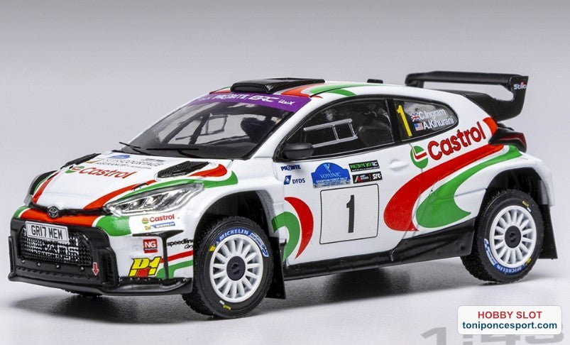 Toyota GR Yaris Rally2 #1 C. Ingram / A. Kiurani Voyonic Grampian Forest Rally 2024.