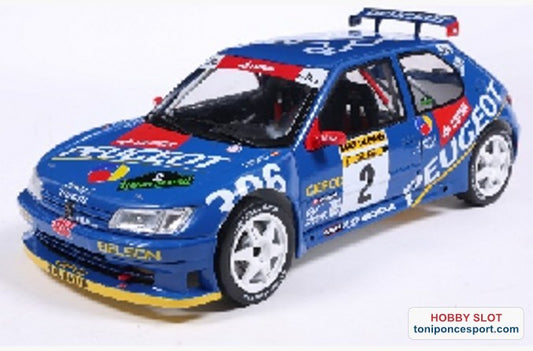 Peugeot 306 MAXI BLUE #2 J. Ascona / J. Billmaier Rally De Aviles 1997