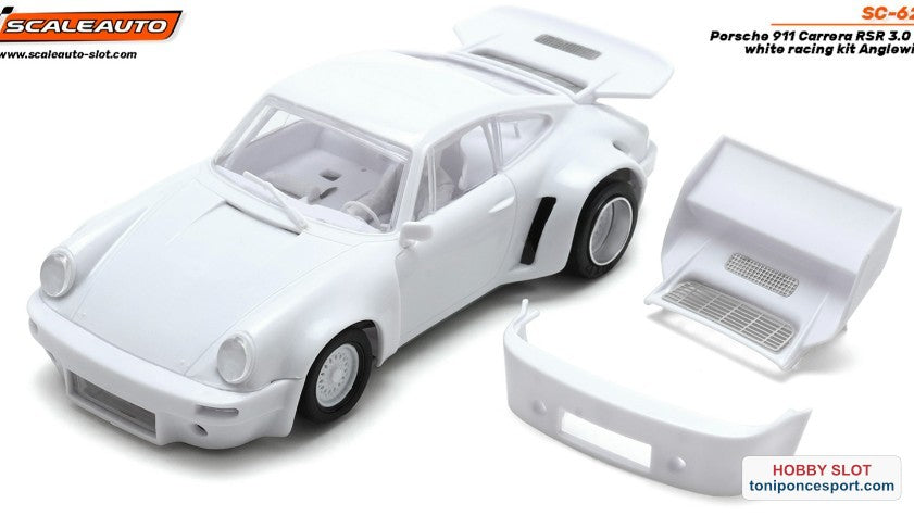 Porsche 911 Carrera RSR 3.0 1974 White Racing Kit Anglewinder