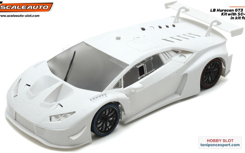 LB Huracan GT3 White Body Racing Kit con Chasis RC3