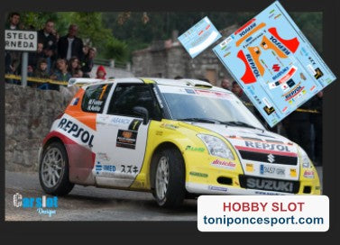 Calca Suzuki Swift S1600 Miguel Fuster & Nacho Aviñó Rallye Ourense 2015.