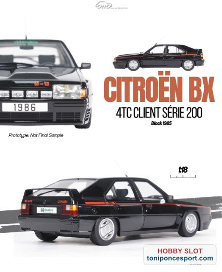Citroën BX 4TC Client Serie 200 - Negro 1985