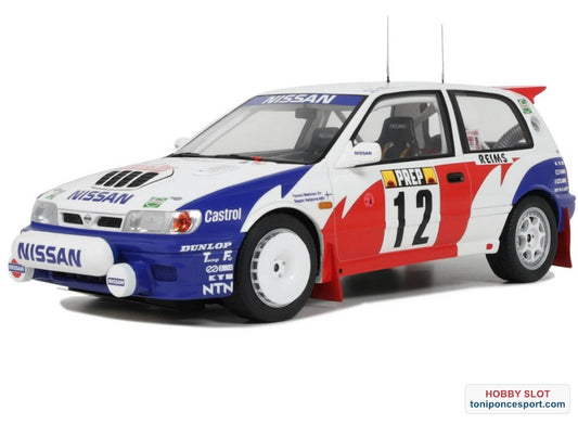 NISSAN SUNNY GTI-R WHITE TOMMI MAKINEN RALLYE MONTE CARLO 1992