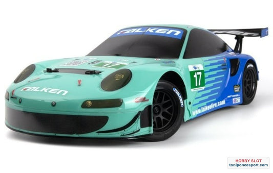Carrocería Porsche 911 GT3 RSR Falken Painted Body (206mm-210mm)
