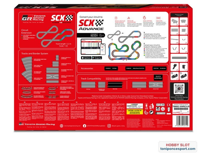 Circuito TOYOTA SET marca SCX Trazado C2