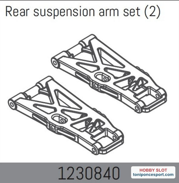 Brazo de suspensión trasera.