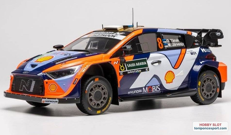 Hyundai i20 N Rally1 Rally Arabia Saudita 2025 Nº8 O.Tänak / M.Järveoja.