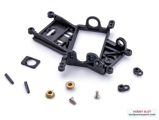 Soporte Motor Anglewinder -0,5mm Evo6 Carbon Fiber para Rodamientos a Bolas (CH105 no incluidos).