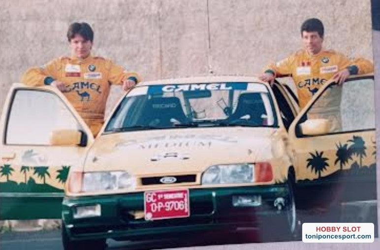 Ford Sierra Cosworth Rallye El Corte Ingles 1992 Toñi Ponce - S. Garcia.