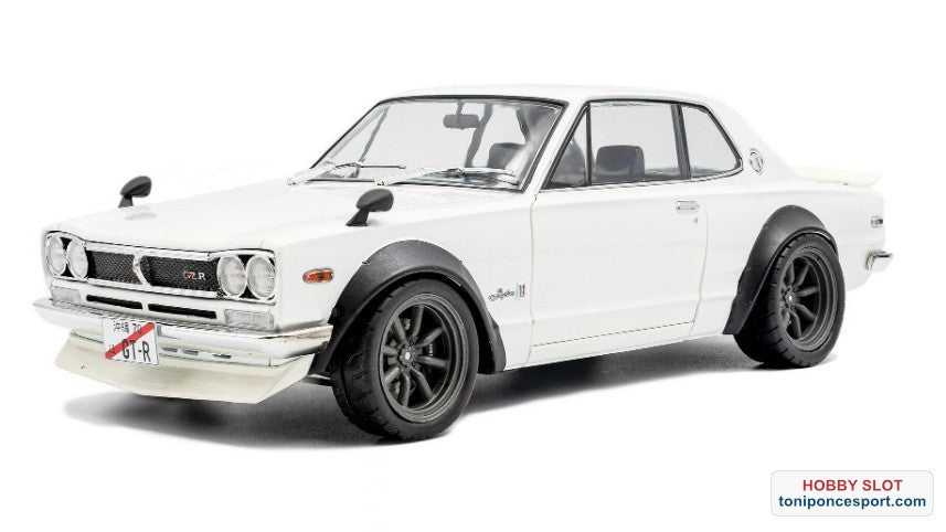 Nissan Skyline (C10) Hakosuka SOLIDO WORKS Blanco Perla 1970