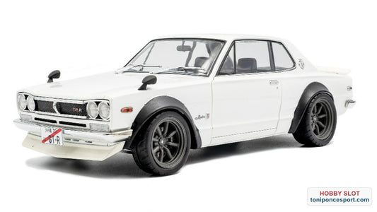 Nissan Skyline (C10) Hakosuka SOLIDO WORKS Blanco Perla 1970