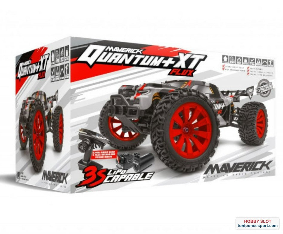 Monster Quantum Plus XT Flux 3S 1/10 4WD Stadium Truck - Red