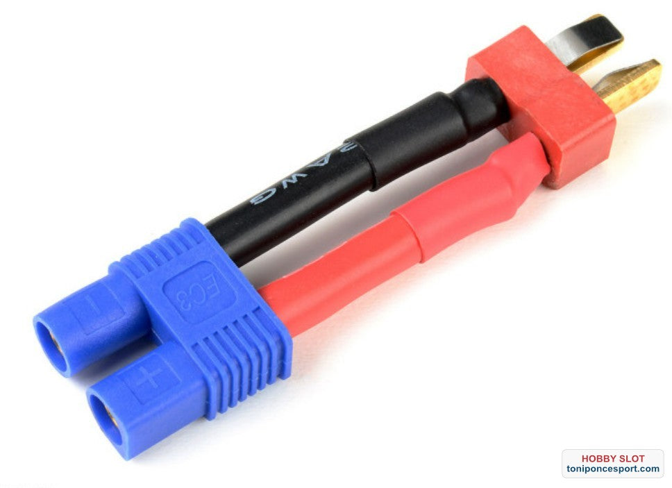 Conector Power Adapter Lead Deans Socket EC-3 Socket 12AWG Silicone Wire 1 pc