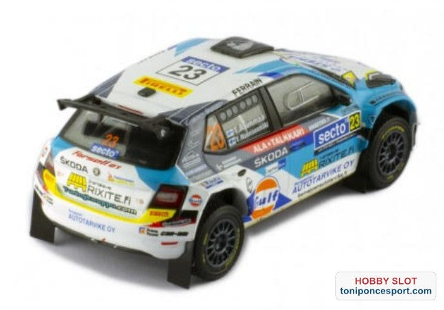 Skoda Fabia Rally2 EVO #23 WRC T.Asunmaa/V.Mannisenmäki Rallye Finlandia 2022