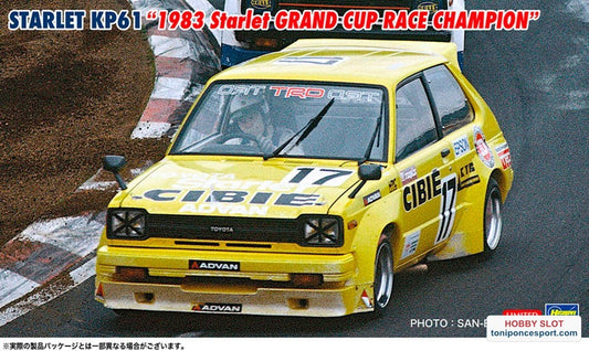 Toyota Starlet KP61 1983 Starlet Grand Cup Race champion.