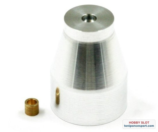 Cono para insertar tapacubos disco de freno y neumáticos.