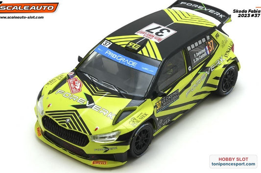 Skoda Fabia Rally2 Rally Montecarlo 2023 #37 - F. Delecour - R Version