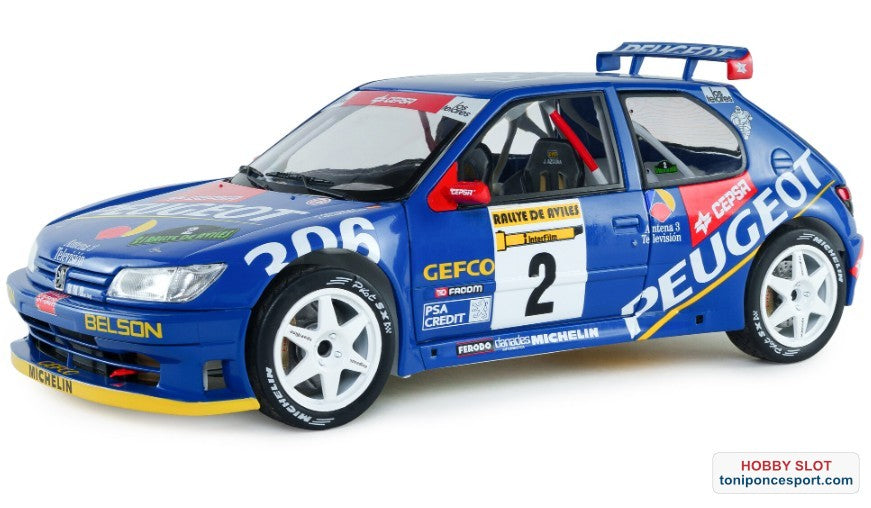 Peugeot 306 MAXI BLUE #2 J. Ascona / J. Billmaier Rally De Aviles 1997