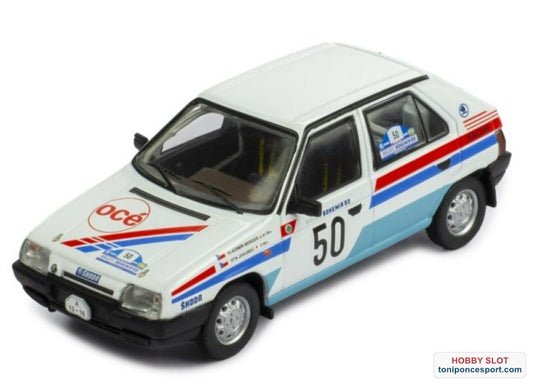 Skoda Favorit 136L No50 Berger/Jakubec Rally Bohemia 1989