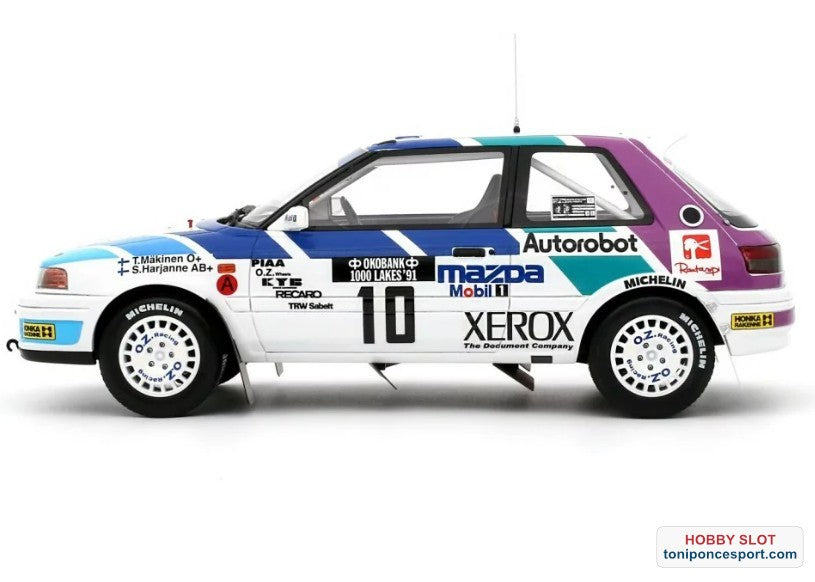 Rally de los 1000 lagos Mazda 323 GTX Gr.A 1991