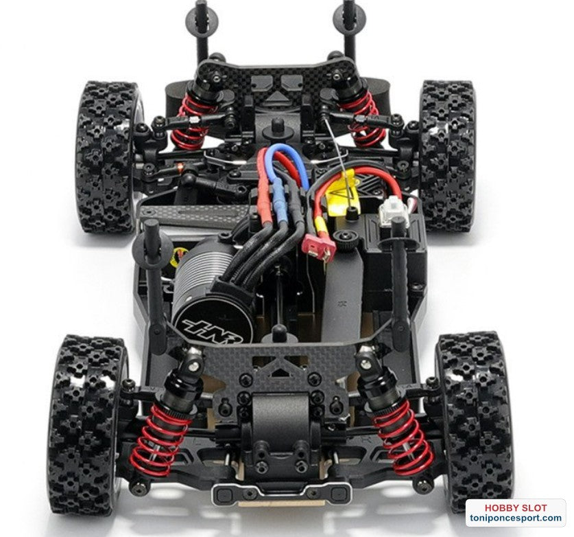 MITSUBISHI EVO RALLY BRUSHLESS 60A 3300KW 4X4 WATERPROOF ROJO