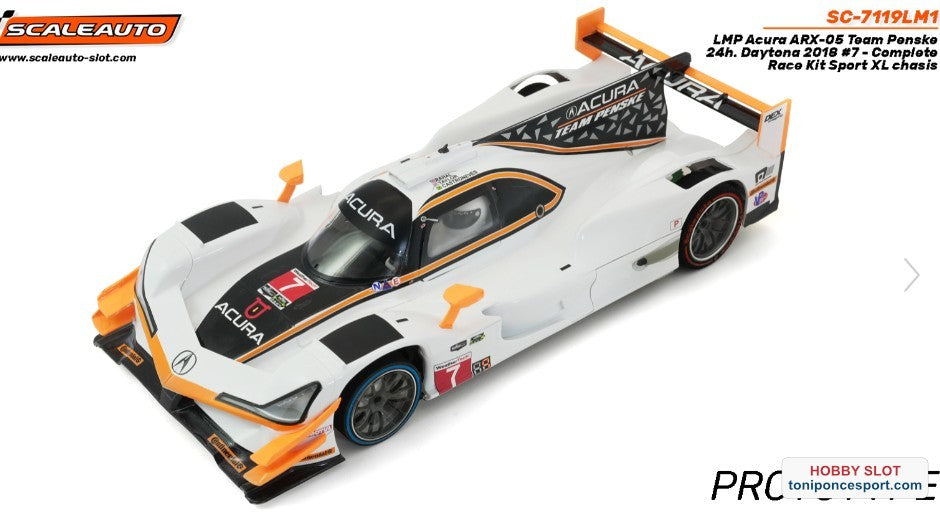 LMP Acura ARX-05 Team Penske 24h. Daytona 2018 #7 - Chasis Sport XL completo