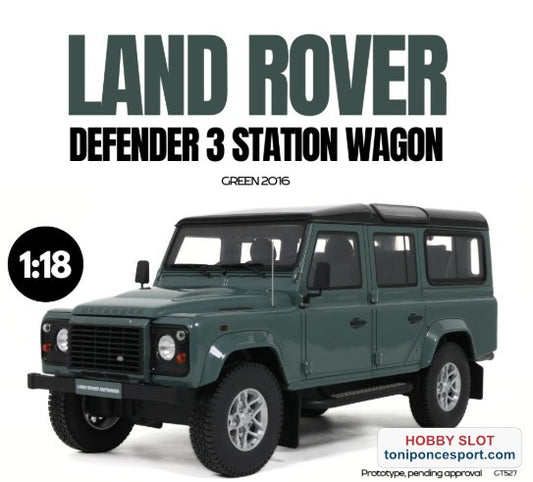 LAND ROVER DEFENDER 3 STATION WAGON GREEN 2016