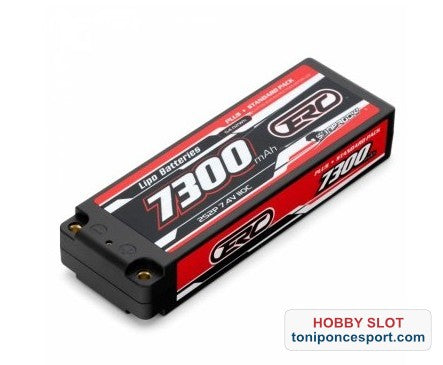 Bateria LIPO 2S 7,4V 7300mAh 110C Hard 4mm.