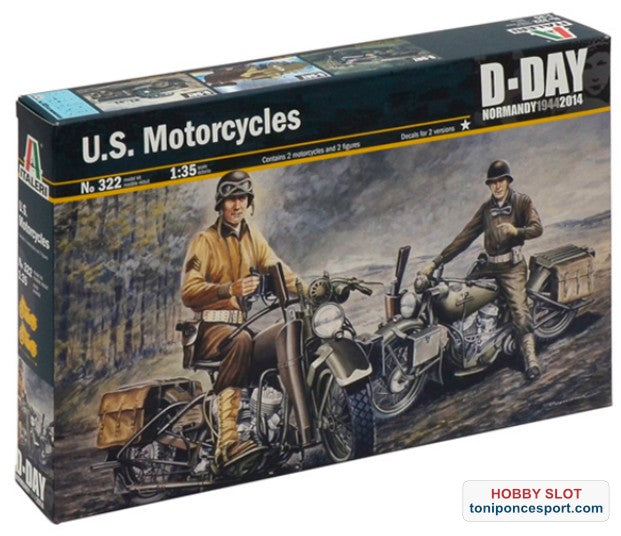 Moto militar U.S. Motorcycles WW2 1:35