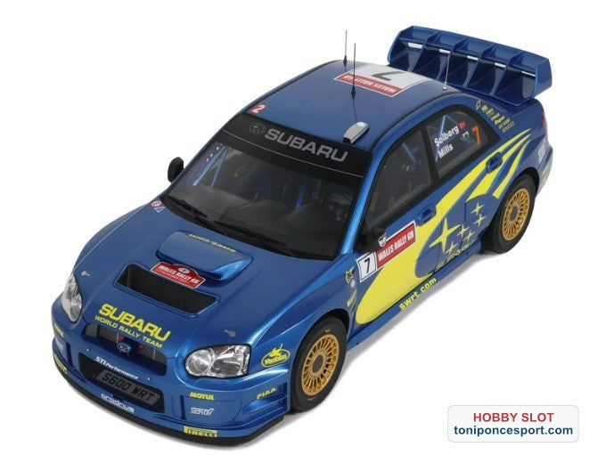 SUBARU IMPREZA (S9) WRC BLUE P. SOLBERG WALES RALLYE 2003