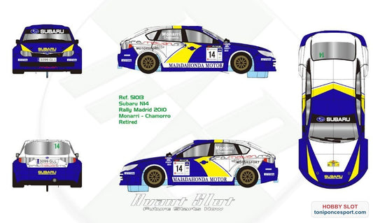 Subaru N14 - Rally de Madrid.