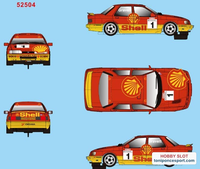 Ford Sierra Gr.A - BTCC'92 - Shell.