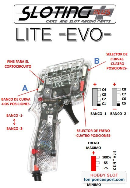 LITE -EVO- mando 100% electrónico