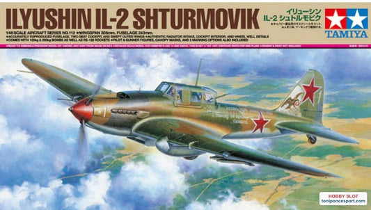 Avión Ilyushin IL-2 Shturmovik 1/48.