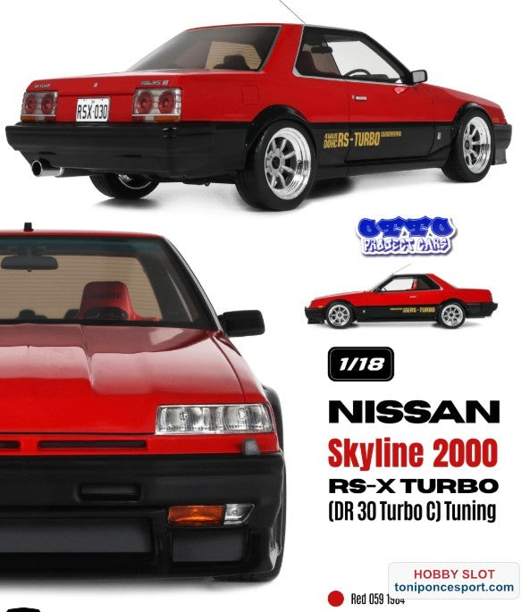 NISSAN SKYLINE 2000 RS-X TURBO (DR 30 TURBO C) TUNING RED 059 1984
