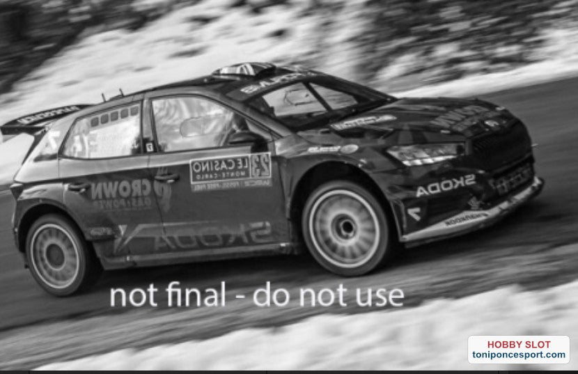 Skoda Fabia RS Rally2, WRC, Rally de Montecarlo, 2025, nº 23