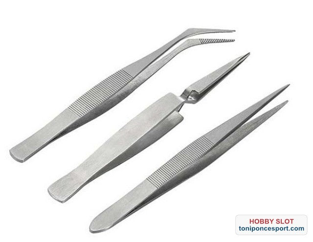 Set de pinzas (1x Straight/Curved/Self-Close)