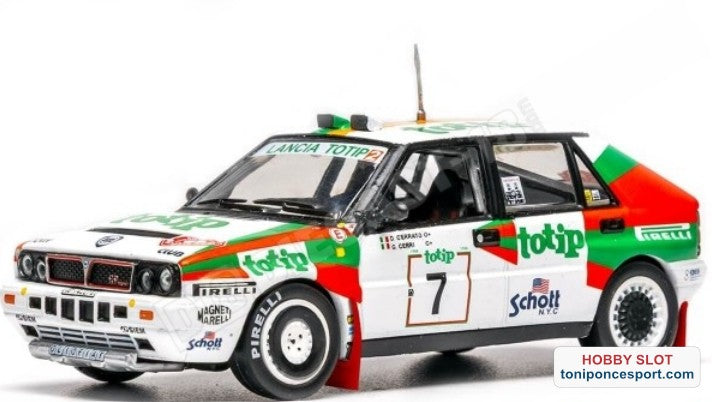 Lancia Delta Integrale 16V Nº7 D.Cerrato/G.Cerri Rally San Remo 1987