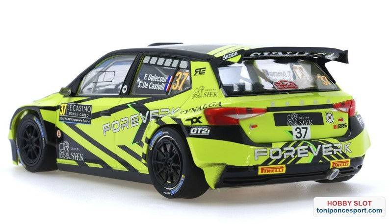 Skoda Fabia Rally2 Rally Montecarlo 2023 #37 - F. Delecour - R Version