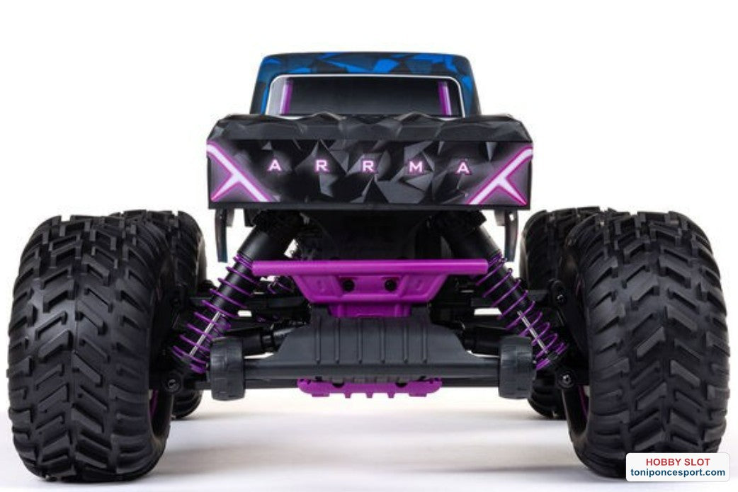 QUAKE 223S DSC 2WD RTR Brushless Monster Truck Purple 1/10
