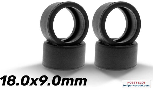 Neumático Goma 18x9mm New Shore 30 para Llantas ø14/16mm.