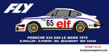 Porsche 934 24H. Le Mans 1976